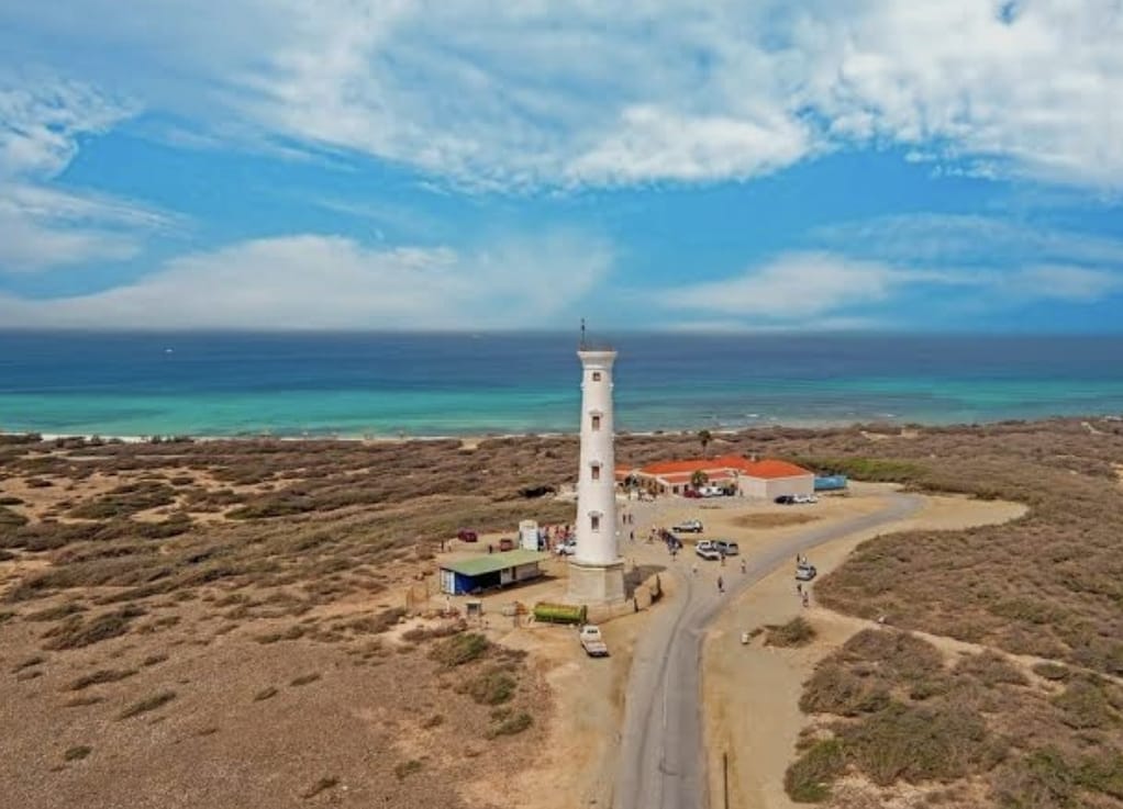 California Lighthouse above the north coast, Aruba